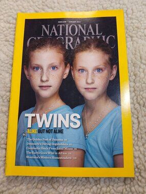 National Geographic Magazine January 2012 Twins Cover Story Science Photography